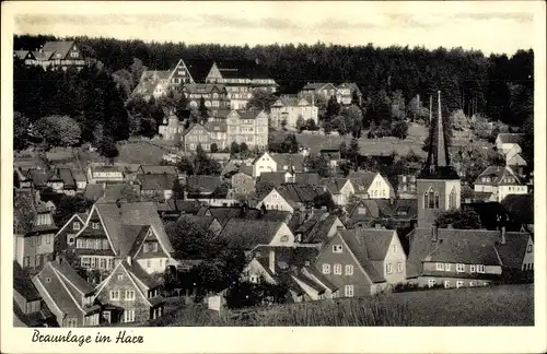 Ak Braunlage im Oberharz, Gesamtansicht