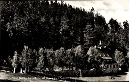 Ak Rittersgrün Breitenbrunn im Erzgebirge, Anton Günther Jugendherberge