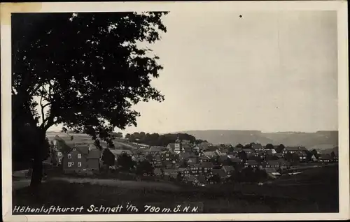 Foto Ak Schnett Masserberg in Thüringen, Gesamtansicht