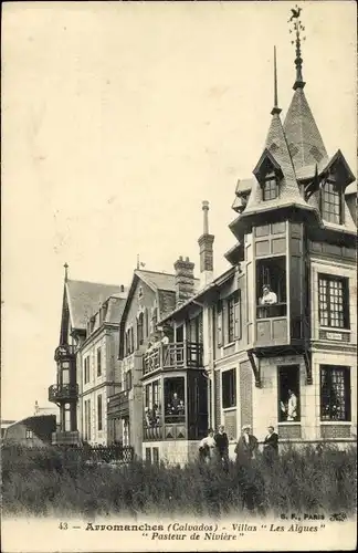 Ak Arromanches Calvados, Villas Les Algues, Pasteur de Niviere