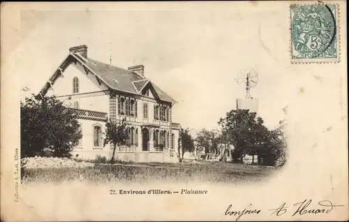 Ak Illiers Eure et Loir, Plaisance