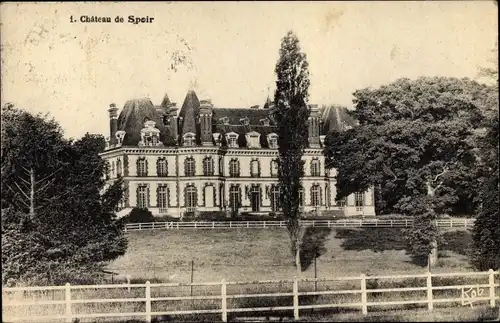 Ak Mignieres Eure et Loir, Le Chateau