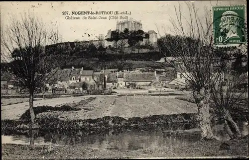 Ak Nogent le Rotrou Eure et Loir, Chateau de Saint Jean
