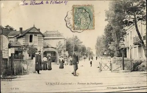 Ak La Baule Loire Atlantique, Avenue du Puliguen