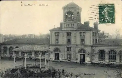 Ak Malakoff Hauts de Seine, Les Ecoles