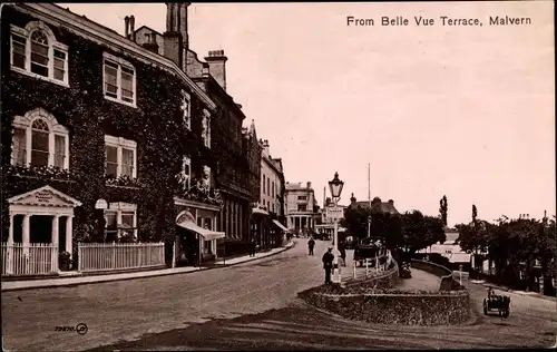 Ak Malvern West Midlands, View from Belle Vue Terrace