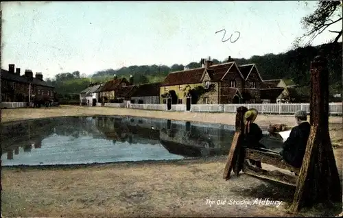 Ak Aldbury East England, The Old Stocks