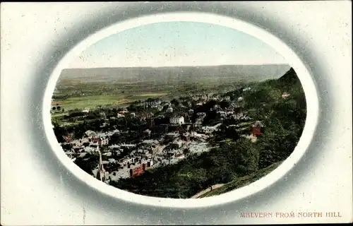 Präge Passepartout Ak Malvern West Midlands, View from North Hill