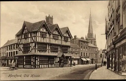 Ak Hereford West Midlands England, Old House