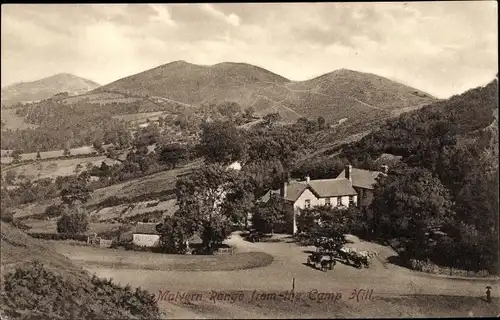 Ak Malvern West Midlands, Malvern Range from the Camp Hill