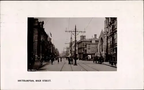 Ak Southampton South East England, High Street