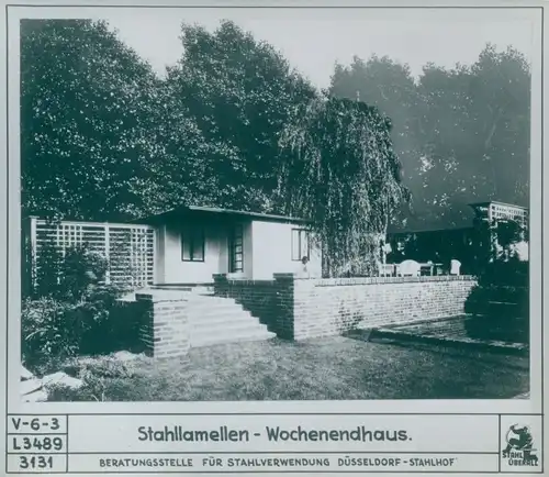 Foto Stahllamellen Wochenendhaus