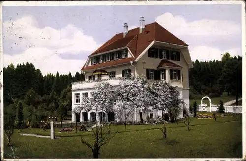 Ak Bonndorf im Schwarzwald, Kinderheilstätte Haus Waldfriede