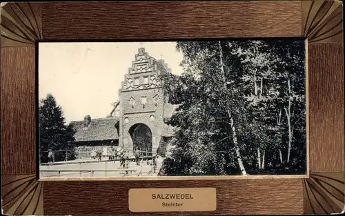 Passepartout Ak Salzwedel in der Altmark, Steintor