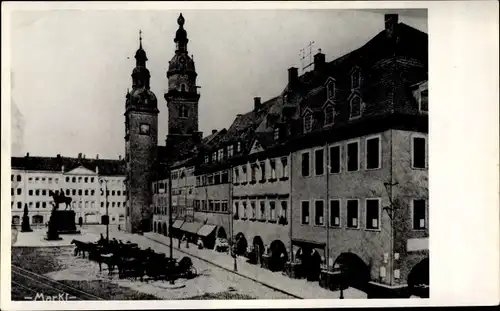 Foto Ak Chemnitz in Sachsen, Markt, Rathaus