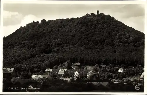 Ak Görlitz in der Lausitz, Die Landeskrone