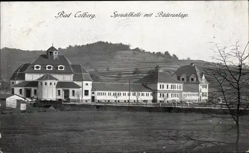 Ak Bad Colberg Heldburg in Thüringen, Thermal- und Solbad, Sprudelhalle mit Bäderanlage