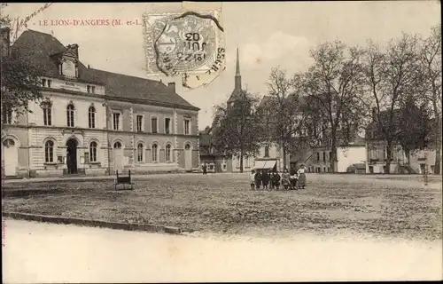 Ak Le Lion d'Angers Maine et Loire, Mairie