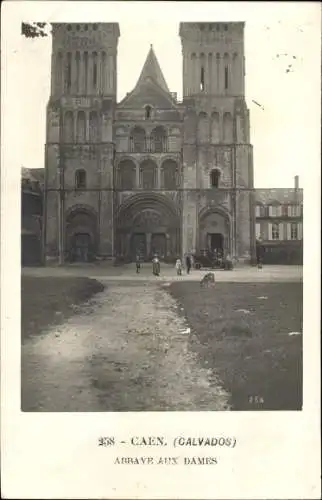 Ak Caen Calvados, Abbaye aux Dames