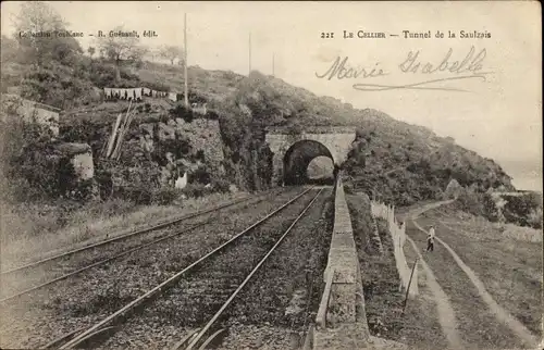 Ak Le Cellier Loire Atlantique, Tunnel de la Saulzais