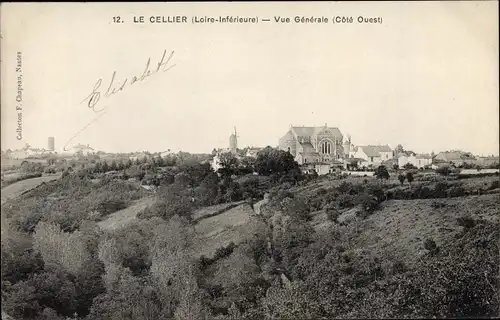 Ak Le Cellier Loire Atlantique, Vue Generale