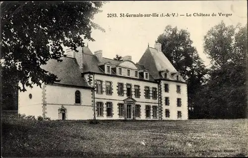 Ak Saint Germain Ille et Vilaine, Le Chateau du Verger