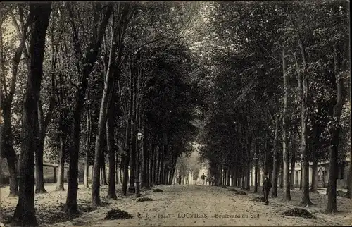 Ak Louviers Eure, Boulevard du Sud