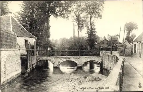 Ak Gisors Eure, Pont du Tapis vert