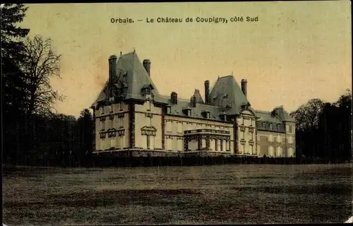 Ak Orbais Marne, Le Chateau de Coupigny