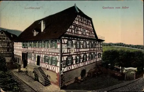 Ak Loffenau Baden Württemberg, Gasthaus zum Adler