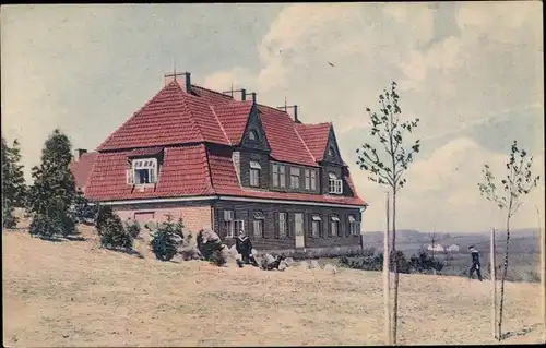 Ak Ostseebad Eckernförde, Das haus Königreich Sachsen, Alters- und Invalidenheim