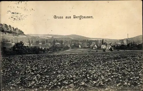 Ak Berghausen Gummersbach Rheinland, Totalansicht vom Ort