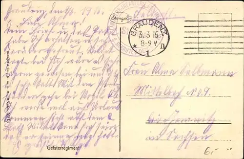 Wappen Regiment Ak Geisterregiment, Landwehr Infanterie Regiment 101