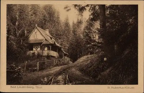 Ak Bad Leutenberg Thüringen, St. Hubertus Klause