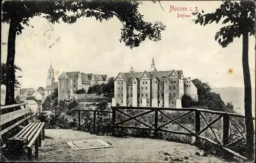 Ak Nossen in Sachsen, Schloss