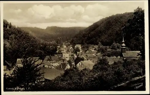 Ak Wirsberg im Fichtelgebirge, Teilansicht, Himml