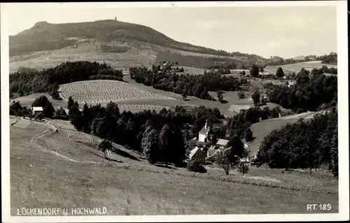 Ak Lückendorf Oybin Oberlausitz, Landschaft, Häuser, Hochwald