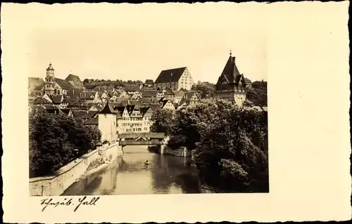 Ak Schwäbisch Hall in Baden Württemberg, Stadtbild