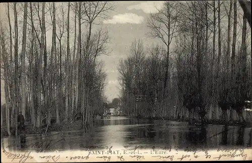 Ak Saint Piat Eure et Loir, L'Eure