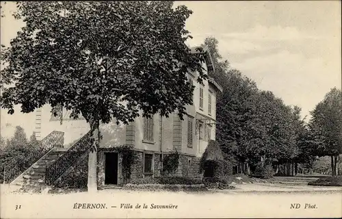 Ak Epernon Eure et Loir, Villa de la Savonniere