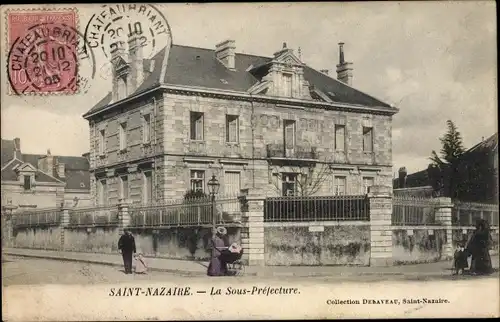 Ak Saint Nazaire Loire Atlantique, La Sous Prefecture