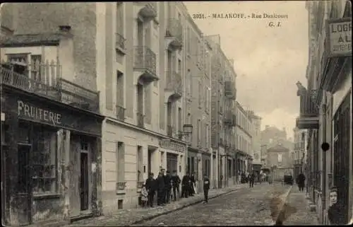 Ak Malakoff Hauts de Seine, Rue Danicourt