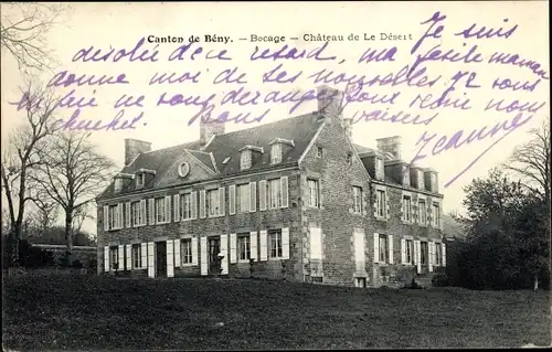 Ak Beny Bocage Calvados, Chateau de Le Desert