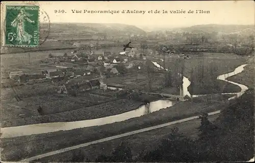 Ak Autheuil Eure, Vue Panoramique