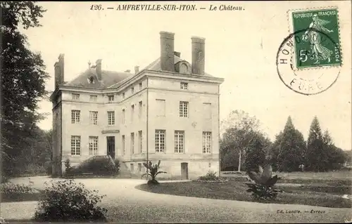 Ak Amfreville sur Iton Eure, Le Chateau