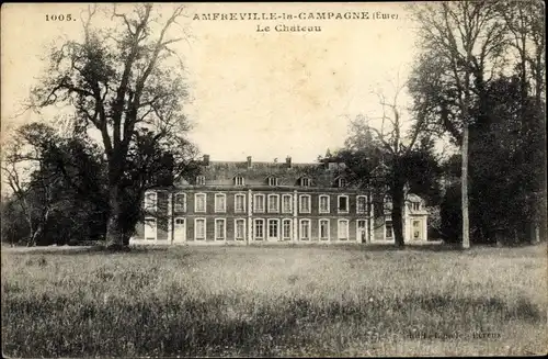 Ak Amfreville la Campagne Eure, Le Chateau