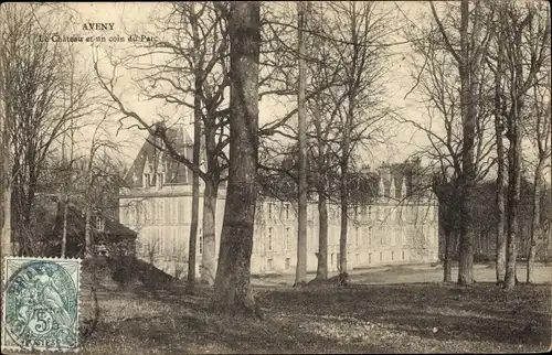 Ak Aveny Eure, Le Chateau et un coin du Parc