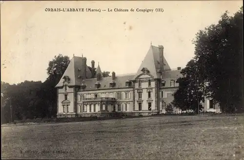 Ak Orbais l'Abbaye Marne, Le Chateau de Coupigny