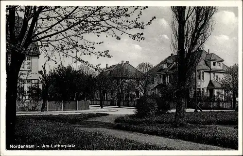 Ak Nordenham in Niedersachsen, Lutherplatz