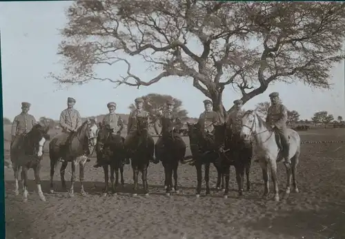 Foto Namibia, DSWA, Mitglied der Kolonialen Schutztruppe zu Pferd